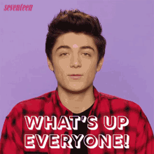 Whats Up Everyone Asher Angel GIF - Whats Up Everyone Asher Angel Seventeen GIFs