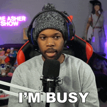 Im Busy Theashershow GIF - Im Busy Theashershow I Have Things To Do GIFs