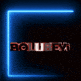a neon sign that says ' boubey ' in red and white