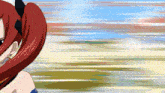 a cartoon of a girl with red hair and two pigtails