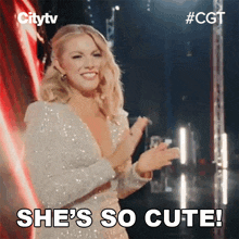 Shes So Cute Lindsay Ell GIF - Shes So Cute Lindsay Ell Canada'S Got Talent GIFs