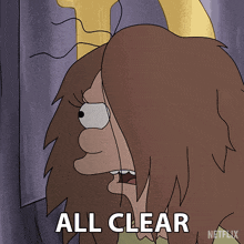 All Clear Mop Girl GIF