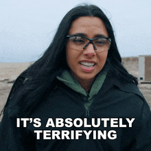 It'S Absolutely Terrifying Michelle Khare GIF - It'S Absolutely Terrifying Michelle Khare It'S Spine-chilling GIFs