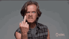 middle finger william h macy mad angry