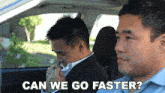 Can We Go Faster We'Re Already Here Philip Wang GIF - Can We Go Faster We'Re Already Here Philip Wang Randall Park GIFs