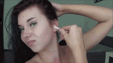 Girl Ear Clean GIF - Girl Ear Clean GIFs