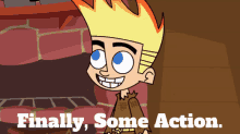 Johnny Test Finally Some Action GIF - Johnny Test Finally Some Action Action GIFs