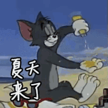 夏天来了 GIF - Tom And Jerry Summer Summer Is Coming GIFs