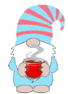 animated gnomes coffee tea stickers coffee addict tea addict