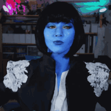blue cosplay