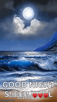 ocean wave full moon endless