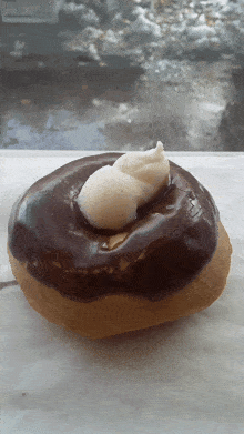 Boston Cream Donut Doughnut GIF