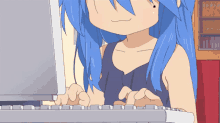 lucky star anime konata izumi computer desktop