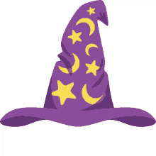 wizard hat halloween party joypixels youre a wizard practitioner of magic