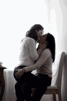 220px x 334px - Lesbian Sex GIFs | Tenor