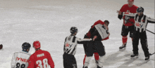 a hockey player with the number 38 on his shirt