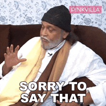 Sorry To Say That Mithun Chakraborty GIF - Sorry To Say That Mithun Chakraborty Pinkvilla GIFs