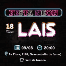 Lais 18anos GIF - Lais 18anos Festa Neon GIFs