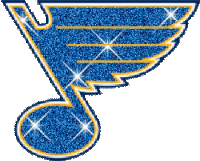 St Louis Blues Glitters Sticker - St Louis Blues Glitters Logo Stickers