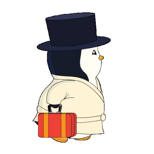 Business Penguin Sticker - Business Penguin Working Stickers