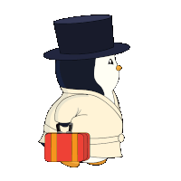 Business Penguin Sticker