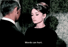 Audrey Hepburn Words Can Hurt GIF - Audrey Hepburn Words Can Hurt GIFs
