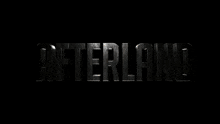 a black background with the words kill em afterland written in gold letters