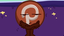 a cartoon character with a question mark on it
