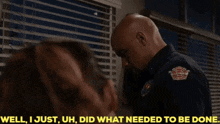 Station 19 Robert Sullivan GIF - Station 19 Robert Sullivan Well I Just Uh Did What Needed To Be Done GIFs