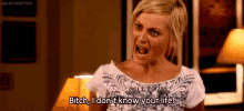 Bitch I Dont Know Your Life Baby Mama GIF - Bitch I Dont Know Your Life I Dont Know Your Life Baby Mama GIFs