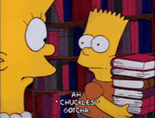 Gotcha Bart GIF - Gotcha Bart Simpsons GIFs