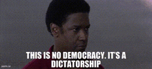This Is A Dictatorship Not A Democracy Remember The Titans GIF