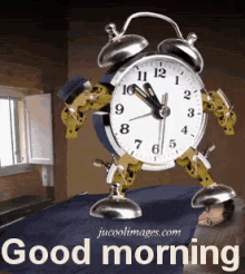目覚まし　めざまし　朝　起きられない　眠い GIF - Alarm Clock Sleepy Wake Up GIFs