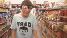 Fred During Coronavirus Shopping GIF - Fred During Coronavirus Shopping Panic Buying GIFs