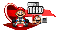 Mario Super Mario Sticker