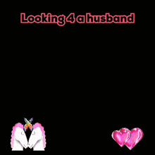 a rainbow colored lip with the words " looking 4 a husband " below it