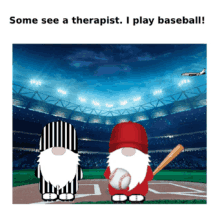 Gnome Sports GIF - Gnome Sports Baseball GIFs