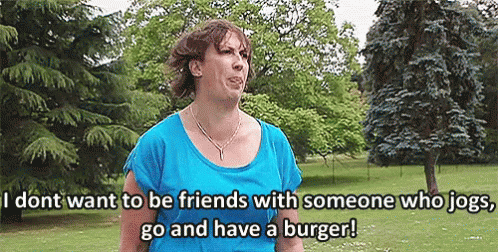 When My Friend Makes Me Exercise GIF - Exercise Jogging Miranda - Discover  & Share GIFs