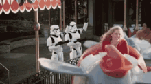 A GIF - Storm Trooper Disney Rides GIFs