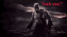 Kratos Fuck You GIF - Kratos Fuck You Dc Comics GIFs