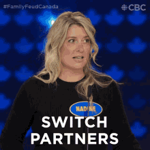 Switch Partners Nadine GIF - Switch Partners Nadine Family Feud Canada GIFs