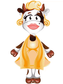 Cow Girl Cow GIF - Cow Girl Cow Lipstick GIFs