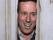 Rick Santorum GIF - Creepy Rick Santorum Peeping GIFs
