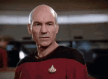 Damn Star Trek GIF - Damn Star Trek Patrick Stewart GIFs