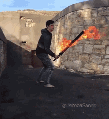 Stunt Trick GIF - Stunt Trick Flame GIFs