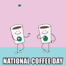 National Coffee Day GIF - National Coffee Day Happy Dance GIFs