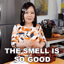 The Smell Is So Good Emily Kim GIF
