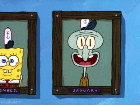 Employee Of The Month GIF - Laugh Giggle Squidward GIFs