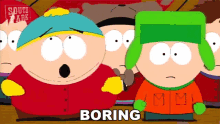 Boring Eric Cartman GIF - Boring Eric Cartman Kyle Broflovski GIFs
