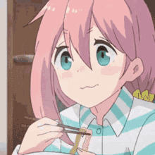 anime nadeshiko eat eating